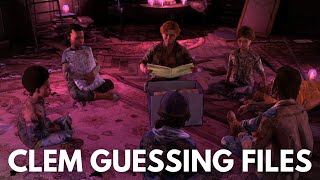 Guess The File Game With Ruby | The Walking Dead: The Final Season.