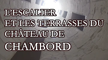 Quelle est la particularité de l'escalier du château de Chambord ?
