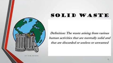 MCN 201 SUSTAINABLE ENGINEERING- MODULE : 2 LEC :  3 PART A SOLID WASTE