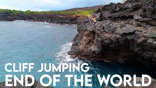 Cliff Jumping at End of the World | Big Island Hawaii