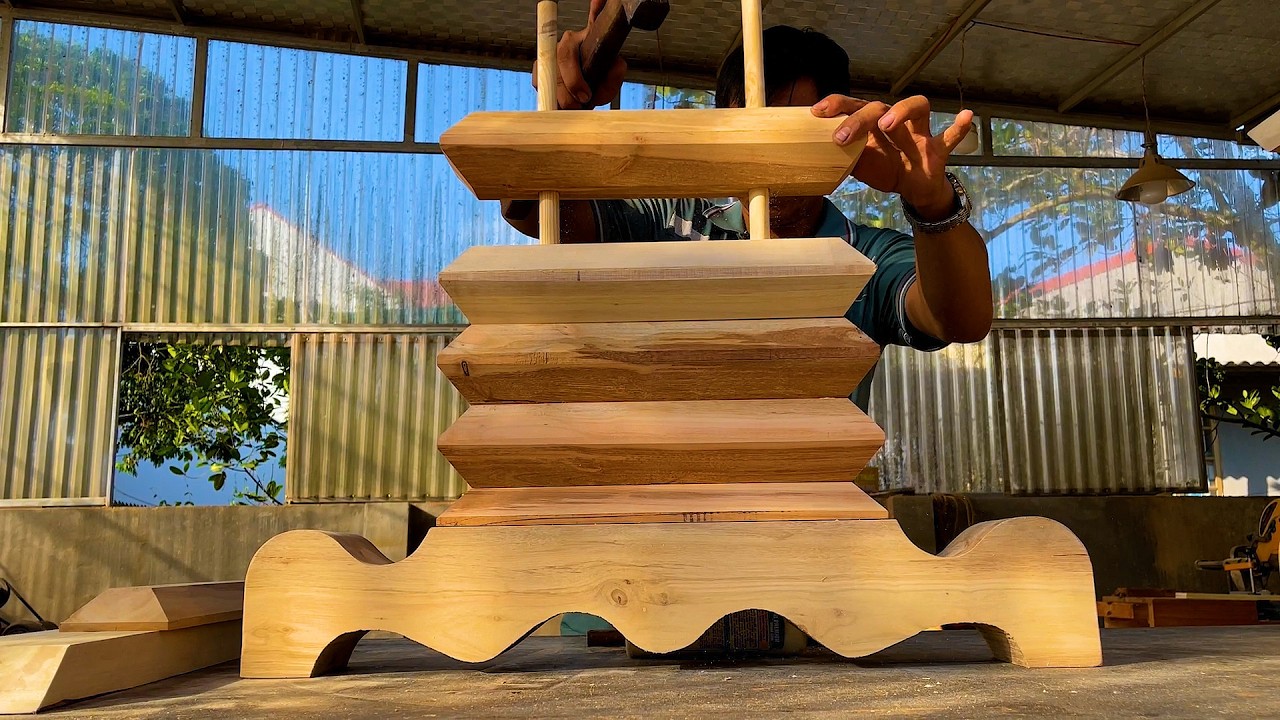 Amazing Idea with Small Trunk! Amazing Young Craftsman!