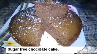 Sugar free chocolate cake recipe. cakes for diabetics.