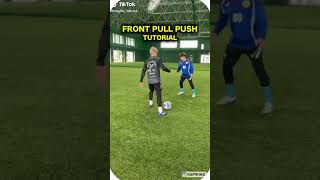 FRONT PULL PUSH TUTORIAL #football #shorts #viral #regatetakuya