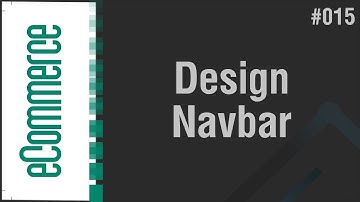 eCommerce Shop in Arabic #015 - Design and Customize the Navigation Bar