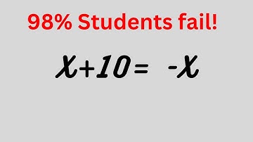 Harvard Entrance Examination Question | Solve for ‘x’