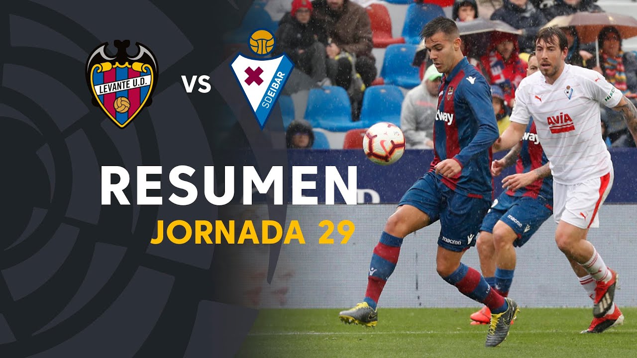 Resumen de Levante UD vs SD Eibar (2-2) - YouTube