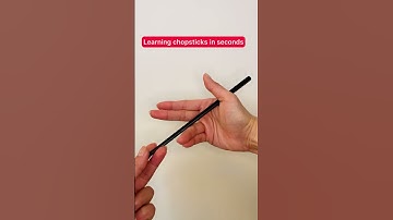 Easy to hold chopsticks tutorial. #tips #trick #fyi