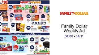 Family Dollar Weekly Ad 04/06 - 04/11