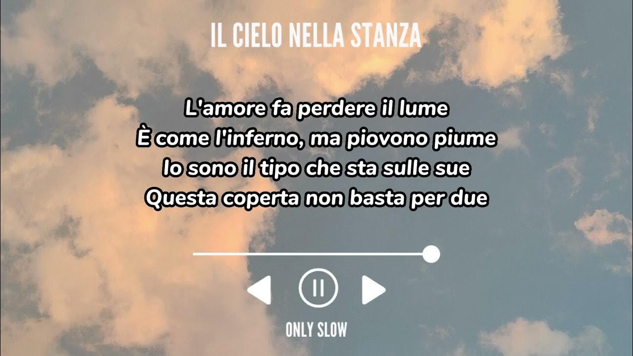 salmo il cielo nella stanza (testo + 8d) YouTube