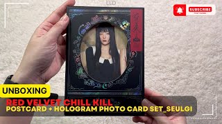 Unboxing : Red Velvet Chill Kill POSTCARD SET_SEULGI 🐻