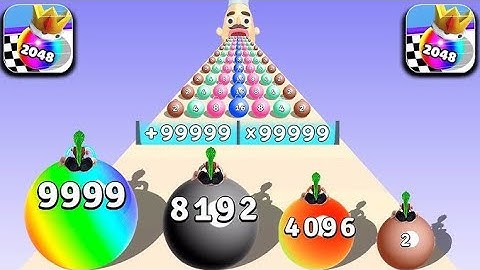 Ball Run 2048 - Gameplay Walkthrough Tutorial Levels (iOS, Android NinjaX YT is live! part - 127