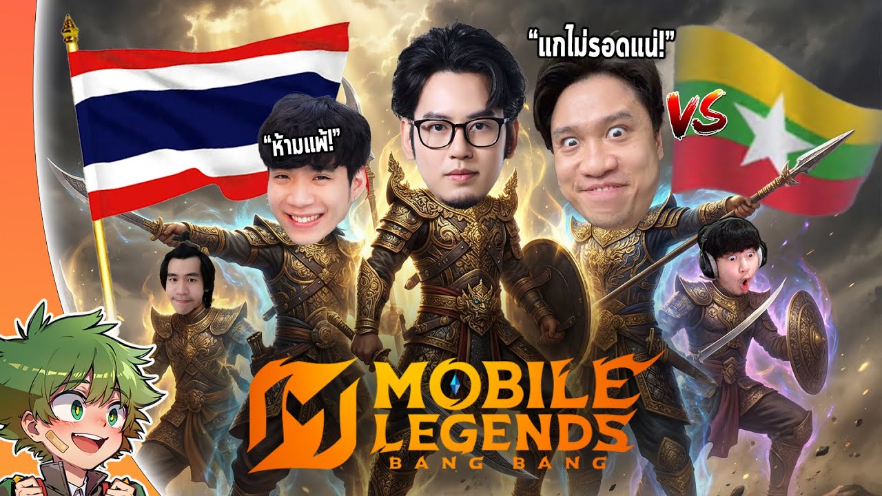 MLBB : ทีมไทย vs พม่า เกมแห่งศักดิ์ศรี "ห้ามแพ้เด็ดขาด" !! ft. Nontakan NS, ThePED