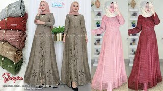 GERCEP BOS..3 MODEL GAMIS LEBARAN TERBARU di konveksi m2s. Dan 3 model midi dress harga Rp 45.000.