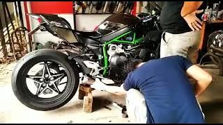 CEK SOUND KNALPOT RACING DI KAWASAKI NINJA H2 GACORRR PARAHHH GILAAA‼️