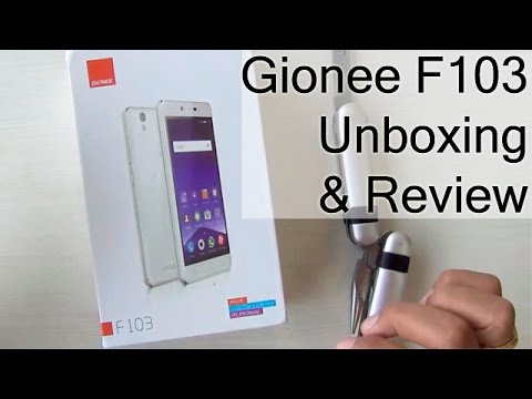 Gionee F103 Unboxing And Hands On Review