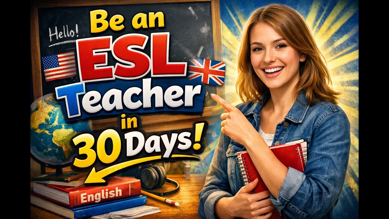 HOW TO BE AN ESL TEACHER IN 30DAYS EVEN WITHOUT EXPERIENCE!! - YouTube