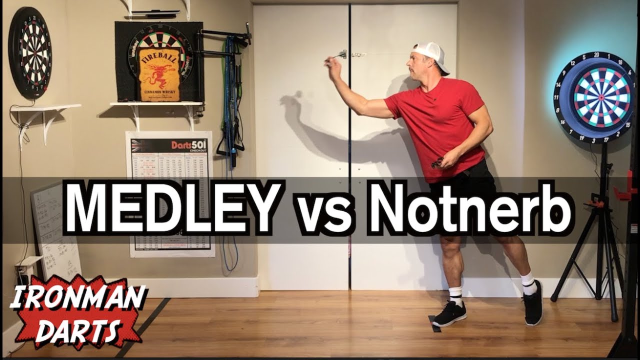 Medley vs Notnerb on Ironman Darts YouTube