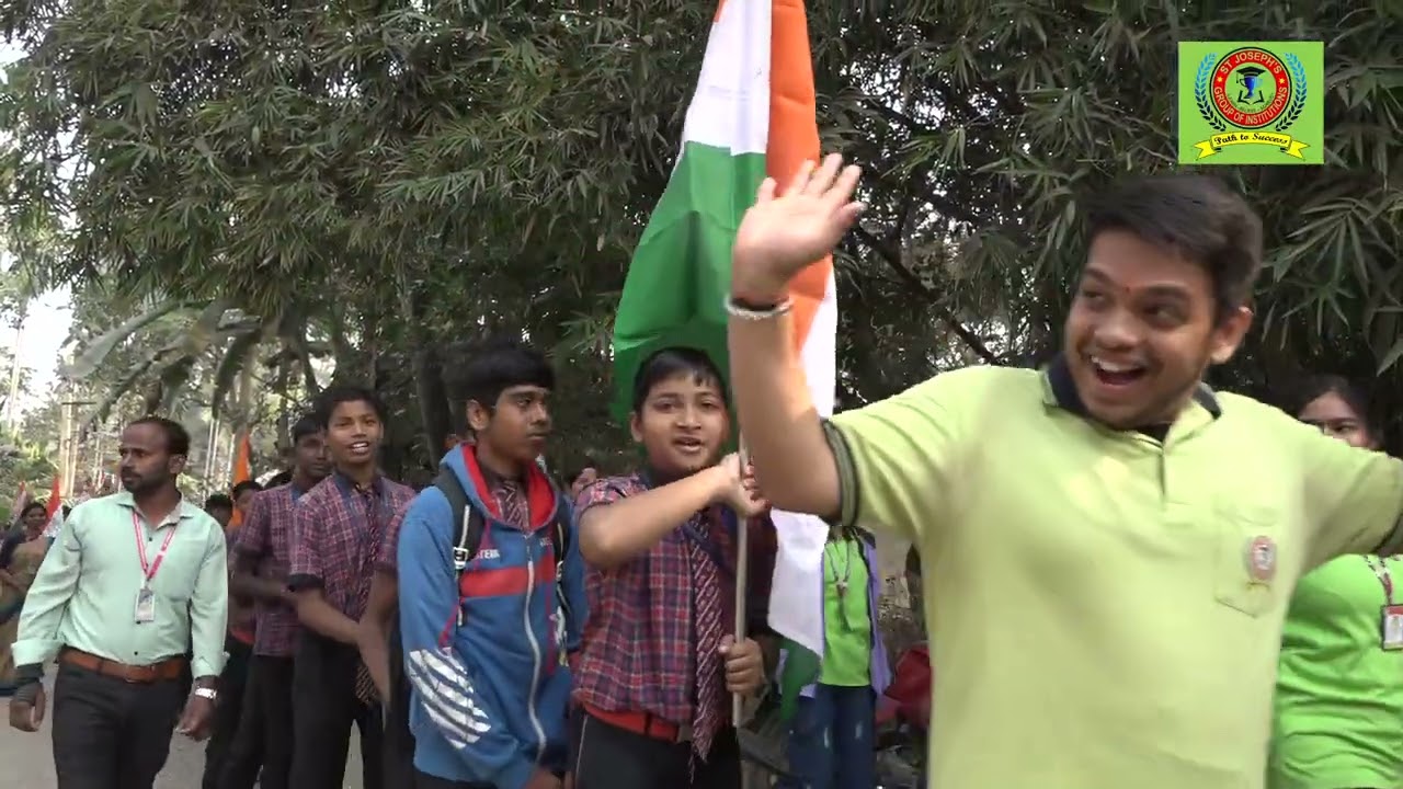 MELODIOUS SONG WITH 77 REPUBLIC DAY OBSERVATION AT ST. JOSEPH'S GROUP OF INSTITUTION NALIPUR,JAJPUR.