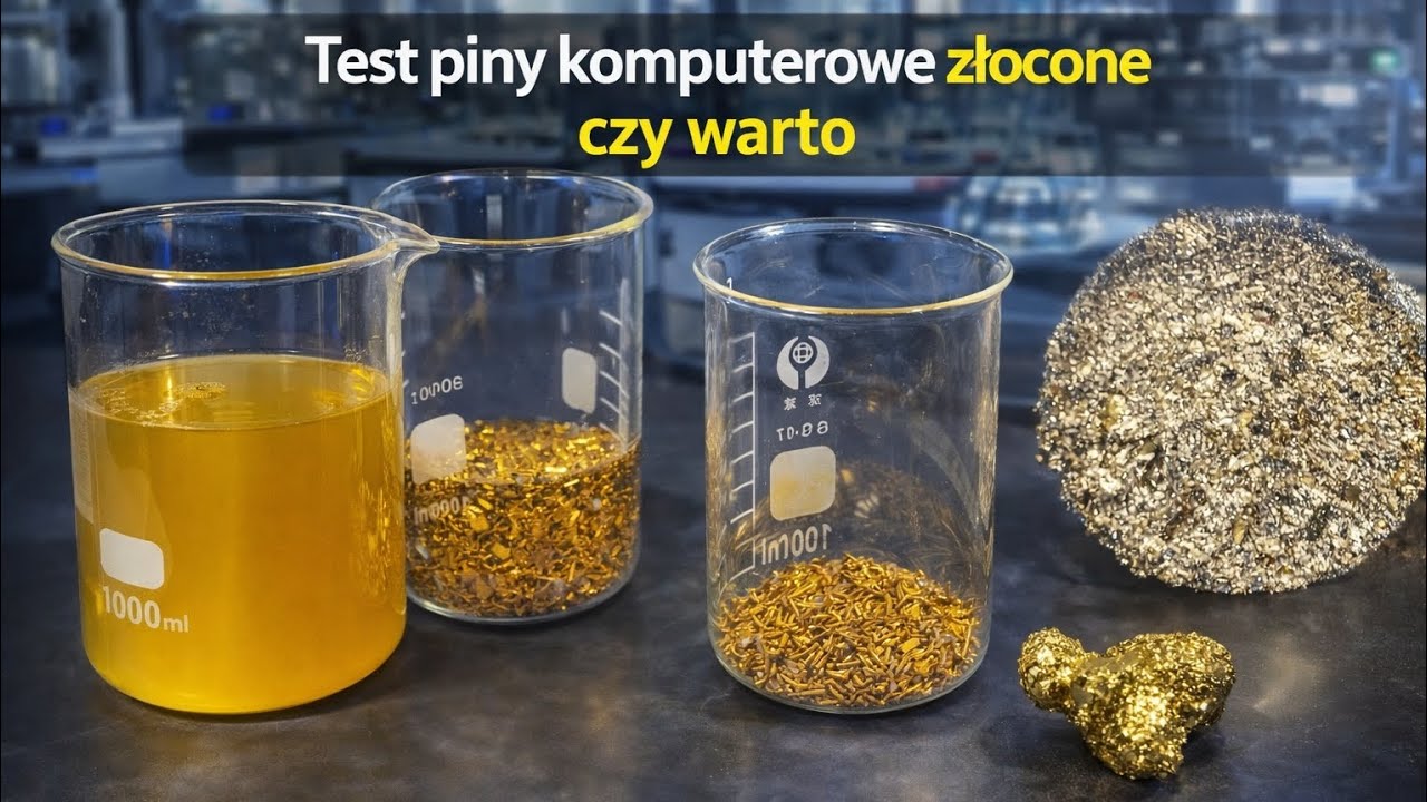 Test piny komputerowe pozłacane czy to ma sens .piny pc laptopów piny szrot 