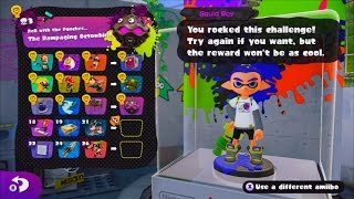 Splatoon - Inkling Boy amiibo - Third Row Challenges