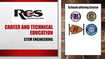 RC Schools CTE Career Pathway - STEM Engineering