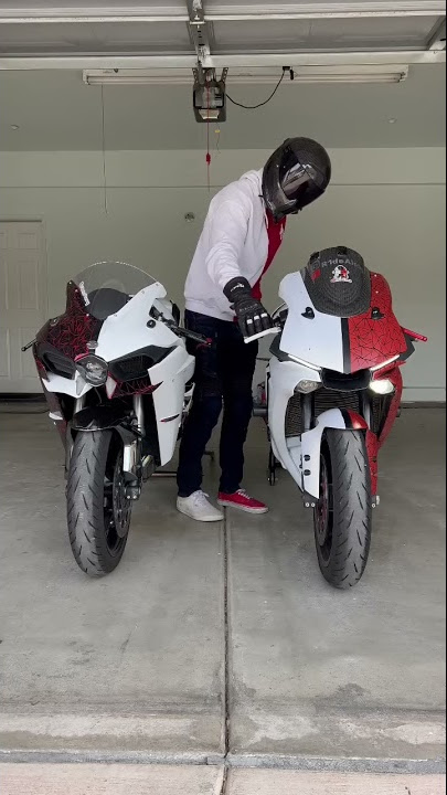 Ninja H2 vs Yamaha R1🔊🥵🔥