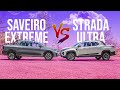 Qual é melhor: VW Saveiro Extreme ou Fiat Strada Ultra? Testamos.