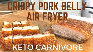 Chinese Crispy Roast Pork Belly Air Fryer  A Keto Pork Belly Recipe! Also Carnivore Friendly