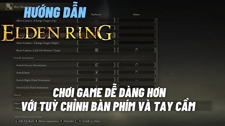 Hướng dẫn bàn phím máy tính choi game