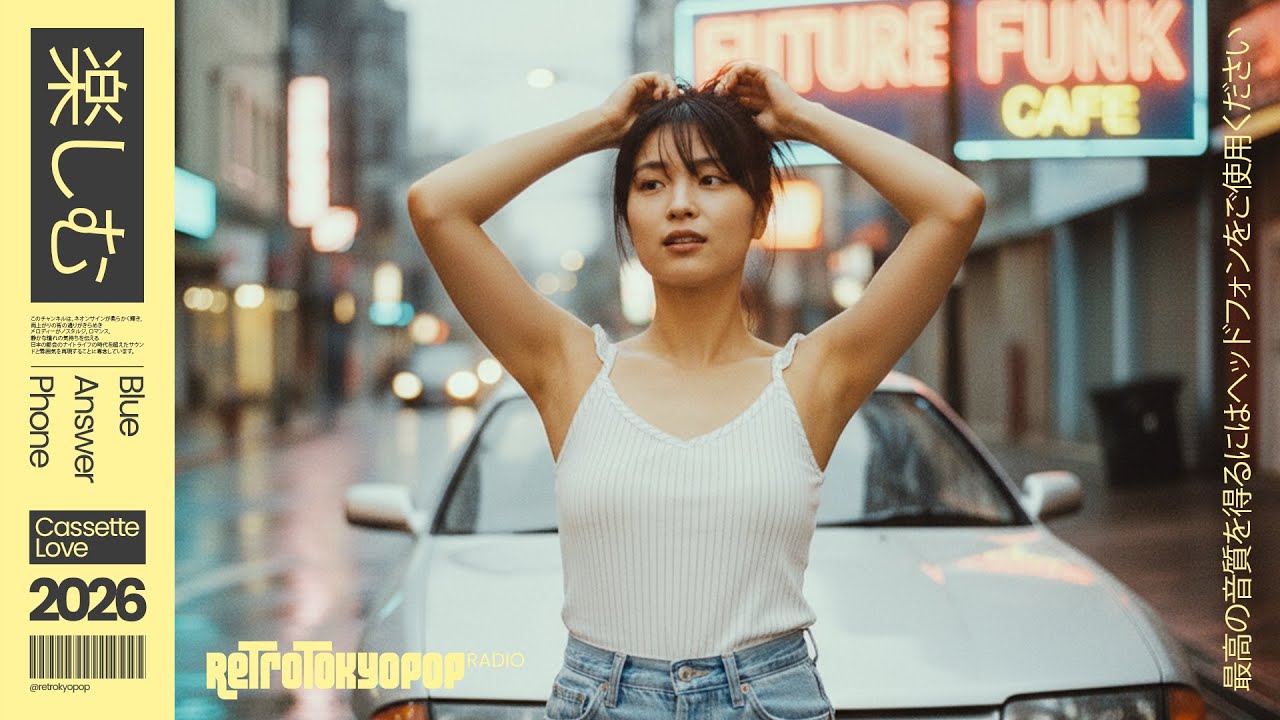 Retro Japanese City Pop | 東京 90s Night Vibes | Blue Answerphone