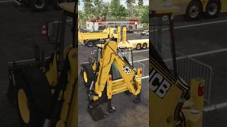 DIGGING BROKEN SEWER PIPE WITH JCB 4CX! 👷🚨 | Farming Simulator 25 #shorts #farmingsimulator