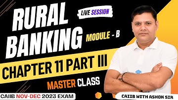 RURAL MODULE B CHAPTER 11 PART III