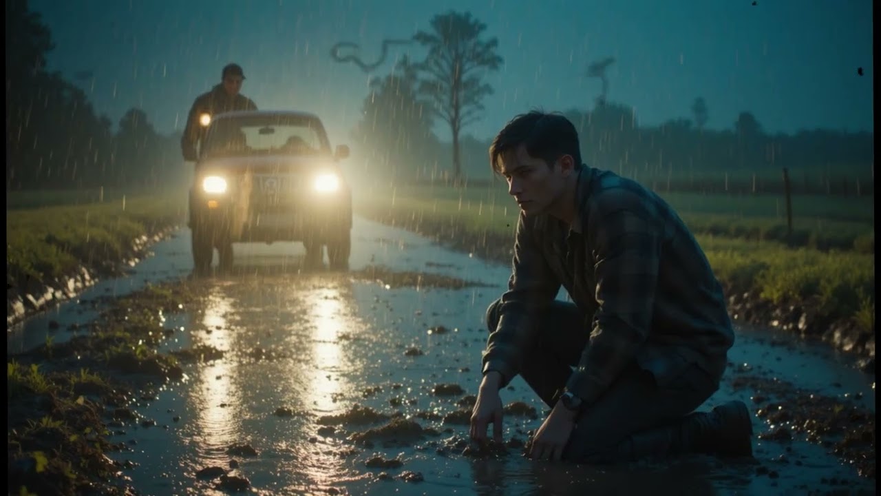 Mein Auto steckte im Regen fest, aber ein Bauer bot mir Unterschlupf.