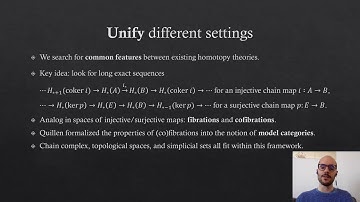Homotopy II: Presentation of the lecture