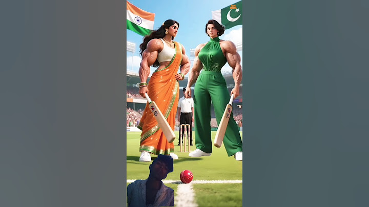 Al Cricket Final: India vs Pakistan Women's Match (Fictional) #ai #india#pakistan