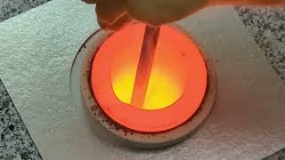 Indutherm MU400 : Melt Gold in 5 minutes #melting #5minutes #gold #silver #copper #indutherm #mu400