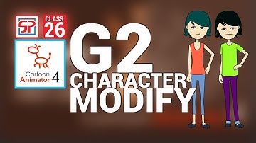 Cartoon Animator 4: How to modify G2 Character | How to Edit G2 Character | Hindi Tutorial