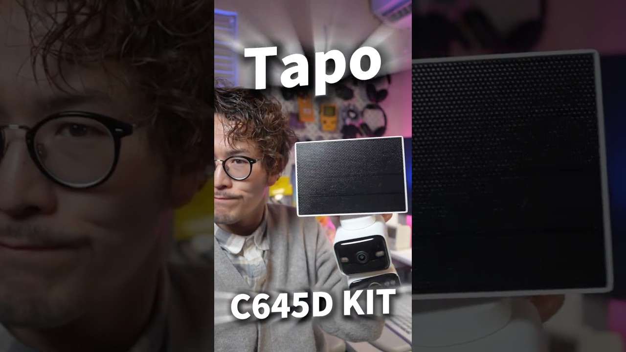 【Amazonマストバイ】社会人が買わないと損するおすすめガジェット!デュアルレンズで死角なし!/Tapo C645D KIT #shorts