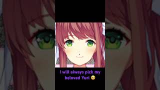 I will always pick Yuri #ddlc #ddlcfanart #dokidokiliteratureclub #ddlcnatsuki #natsuki