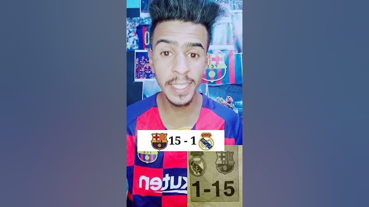 فوز برشلونة على ريال مدريد 15=1🔥💪