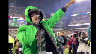 Meek Mill - Dreams \& Nightmares entrance at the Eagles game