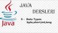 Java'da Veri Türleri ile ilgili video
