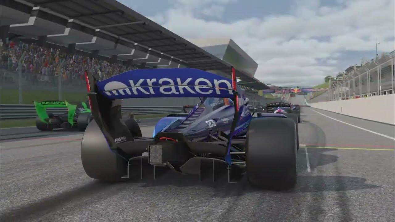 GT7 PSVR2 Williams last to first F1 2024 Race Red Bull Ring 15 Laps (Custom Race) YouTube