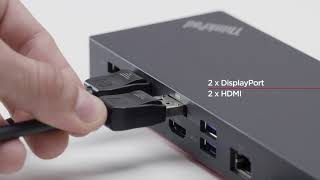 stewardesse venstre atom ThinkPad Hybrid USB-C with USB A Dock Product Tour - YouTube