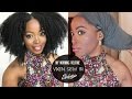Morning Routine with Vixen Sew In: ft Hergivenhair and Curls BlueBerry Bliss Collection 4b/4c hair