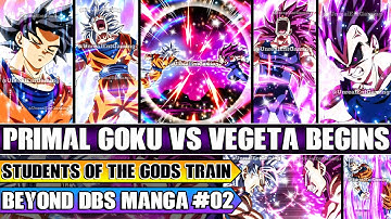 Beyond Dragon Ball Super Primal Ultra Instinct Goku Vs Mastered Ultra Ego Vegeta Begins! A NEW Event