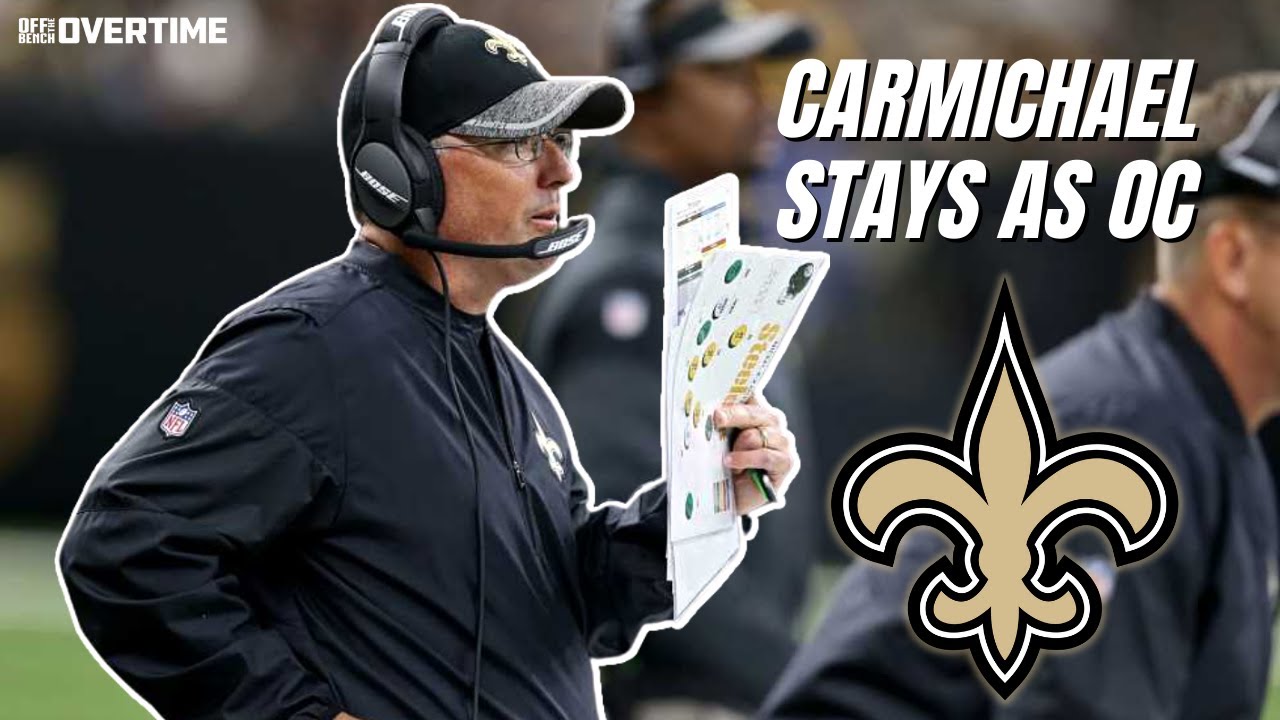 Saints plan to keep offensive coordinator pete carmichael jr youtube