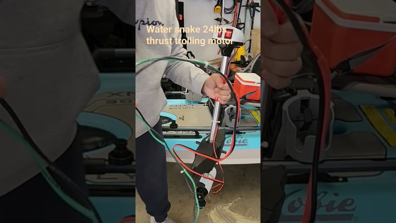 Hobie Lynx with Water Snake T24  ASP. 24lbs thrust 12v electric trolling motor