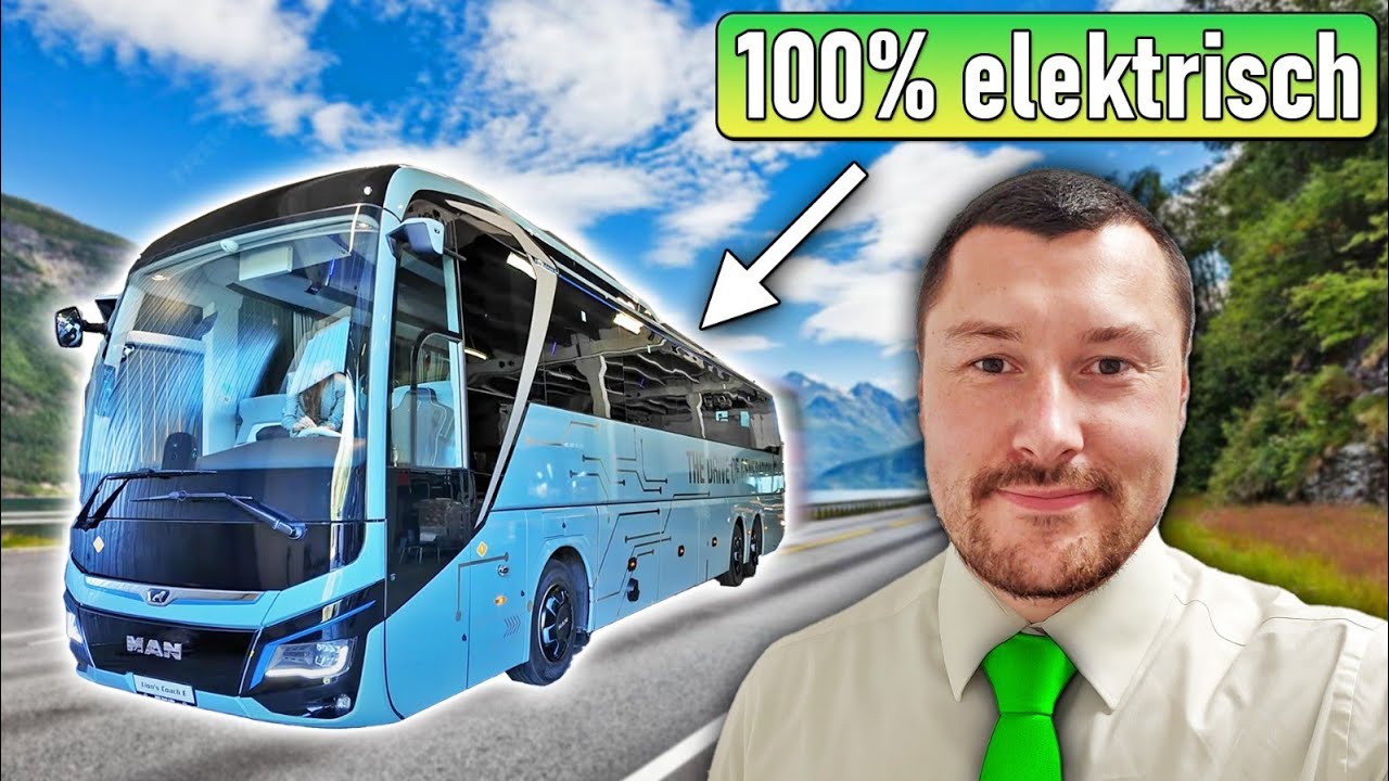 NEUER JOB als ELEKTRO-FERNBUSFAHRER mit dem MAN Lion's Coach E