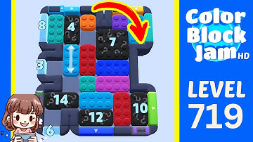Color Block Jam Level 717 (719) Solution Walkthrough